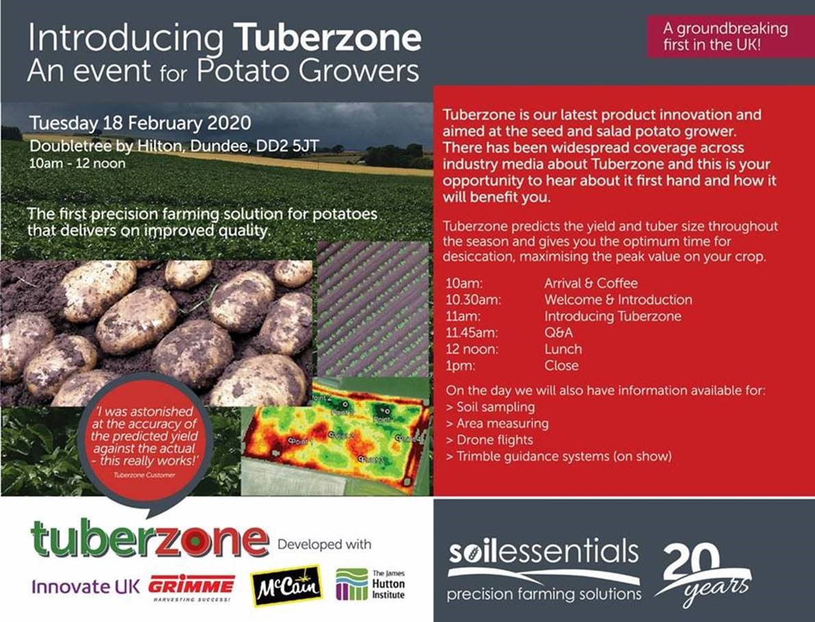 SoilEssentials invite to Tuberzone