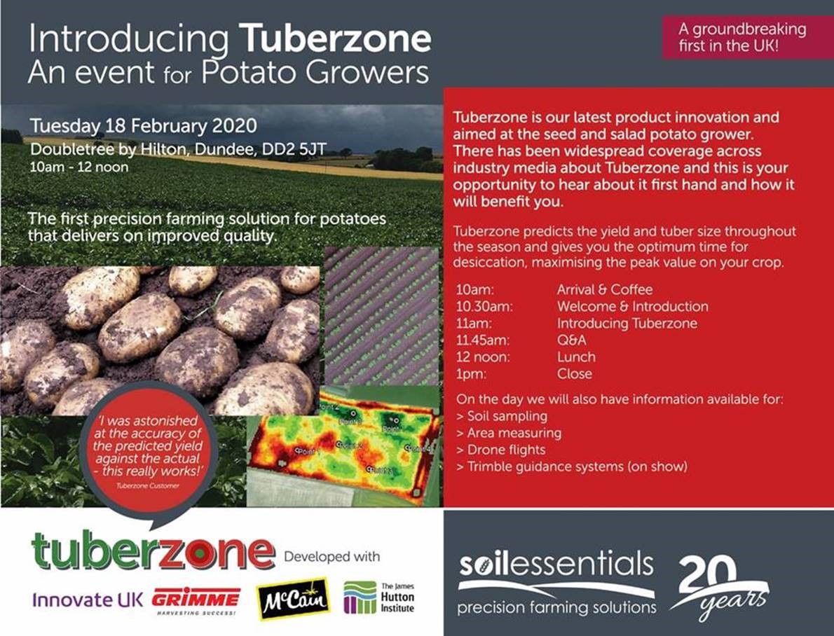 SoilEssentials invite to Tuberzone